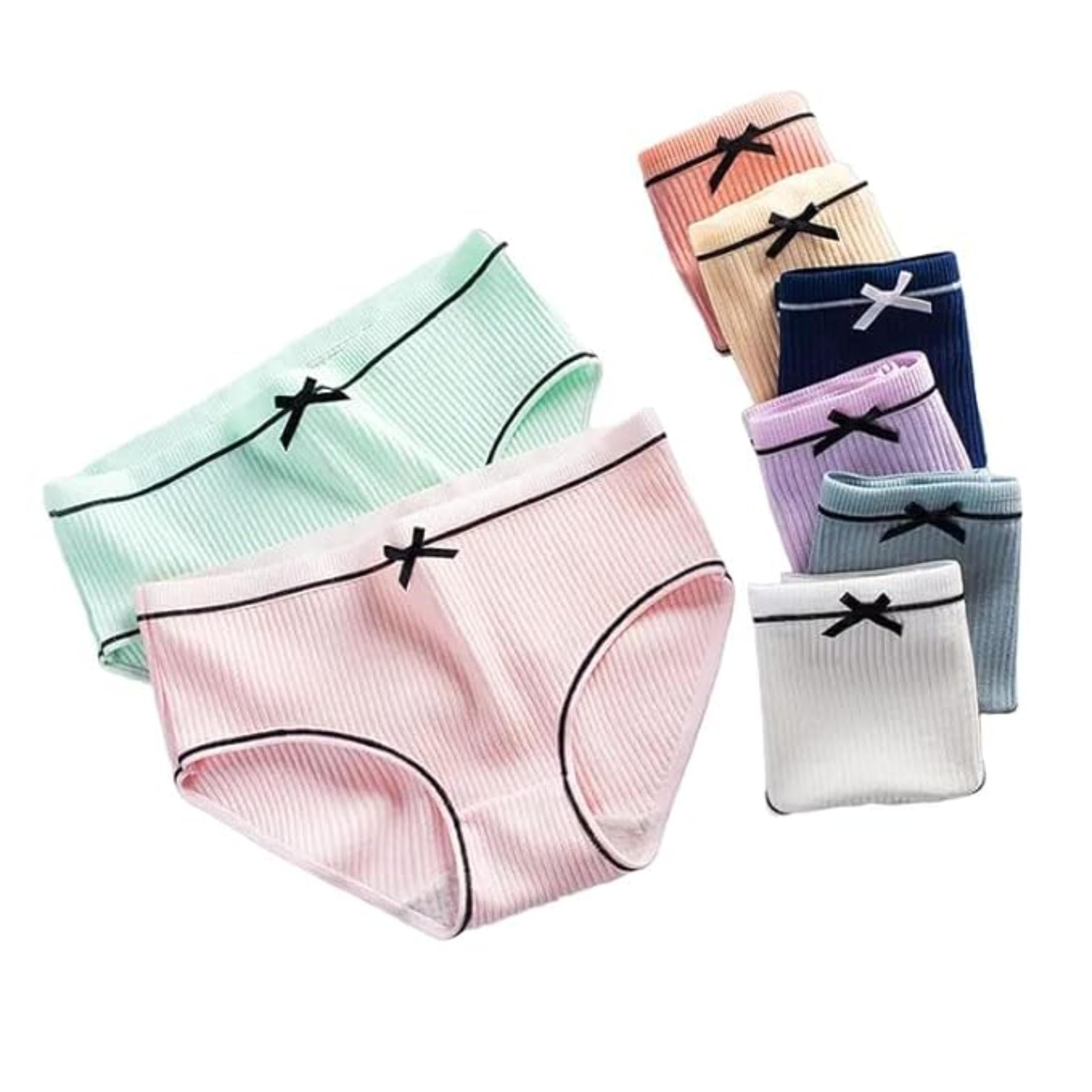 Women's Nylon Briefs Pack of 6 | Seamless Hipster Panties for Women | Super Combed Nylon Underwear with Soft Cotton Gusset | Stretchy Everyday Comfortable Innerwear | Multicolour--picture-34