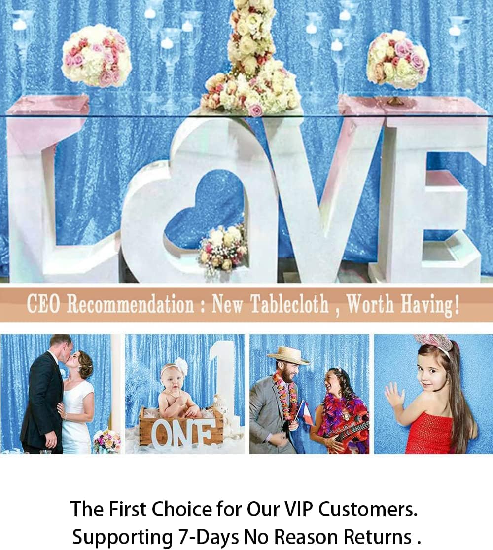 Sequin Backdrop Baby Blue Sequin Photo Backdrop 4FT X 6FT Wedding Photo Booth Backdrop Shimmer Photography Background Ceremony Background
