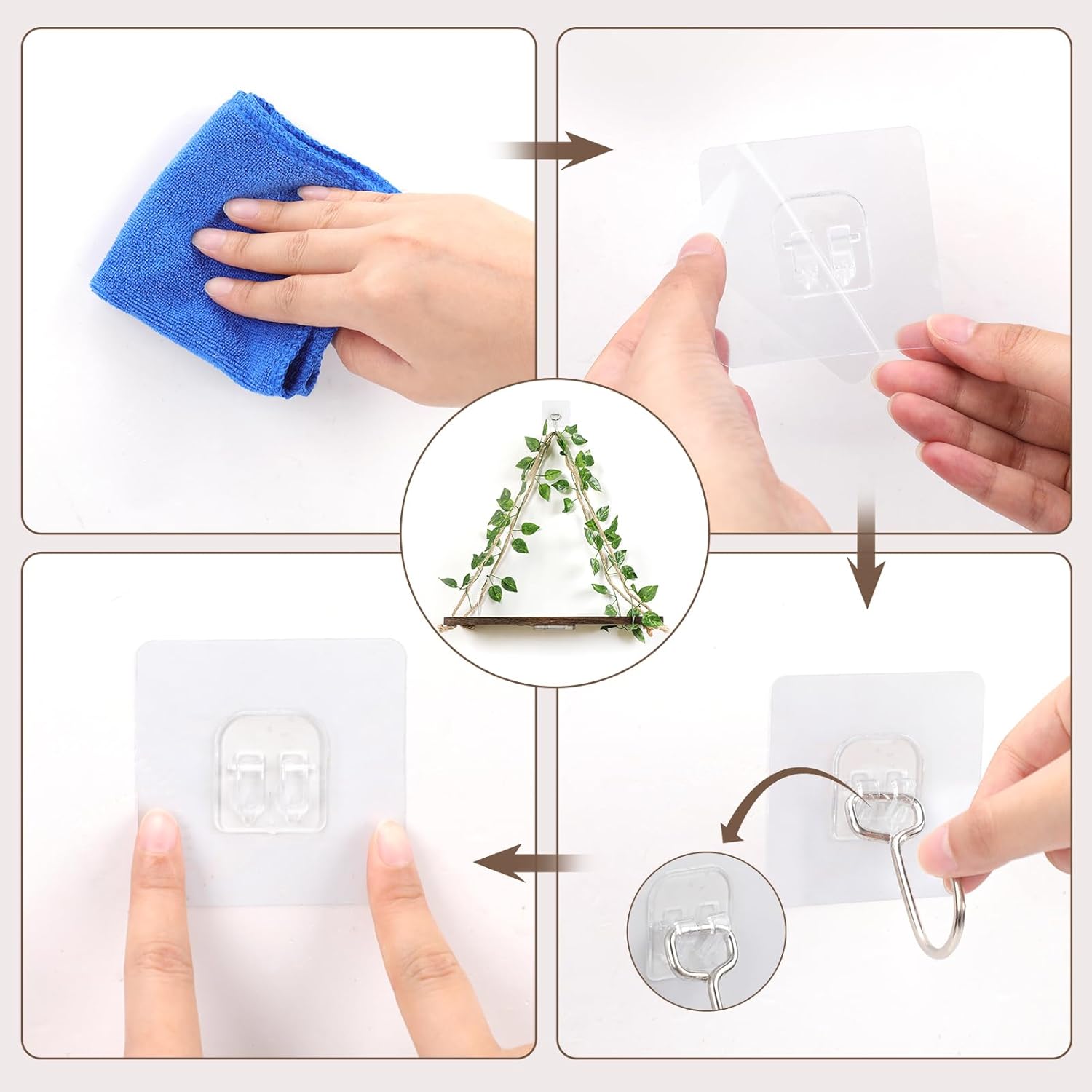 Forest Angle Shelf for Wall,Floating Shelves,Floating Shelves for Wall No Drilling,Adhesive Shelves,Command Strip Shelf,Room Decor Aesthetic,Plant Shelf Wall,Whimsical Decor,2-Piece Set(Green Leaf)