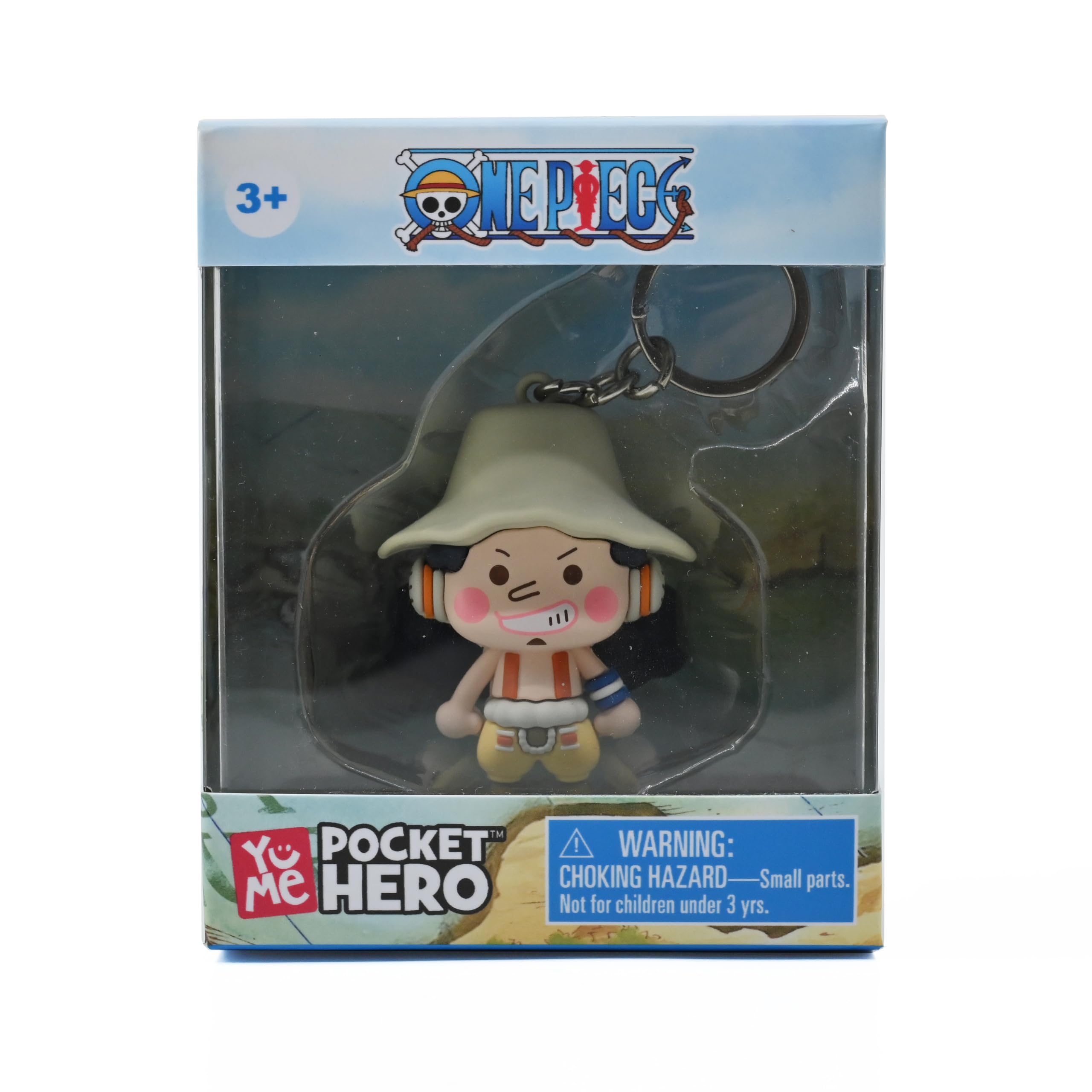 YuMe One Piece Keychain - Usopp, Multicolor, 5.5 cm x 4.6 cm x 4.5 cm - Image 4