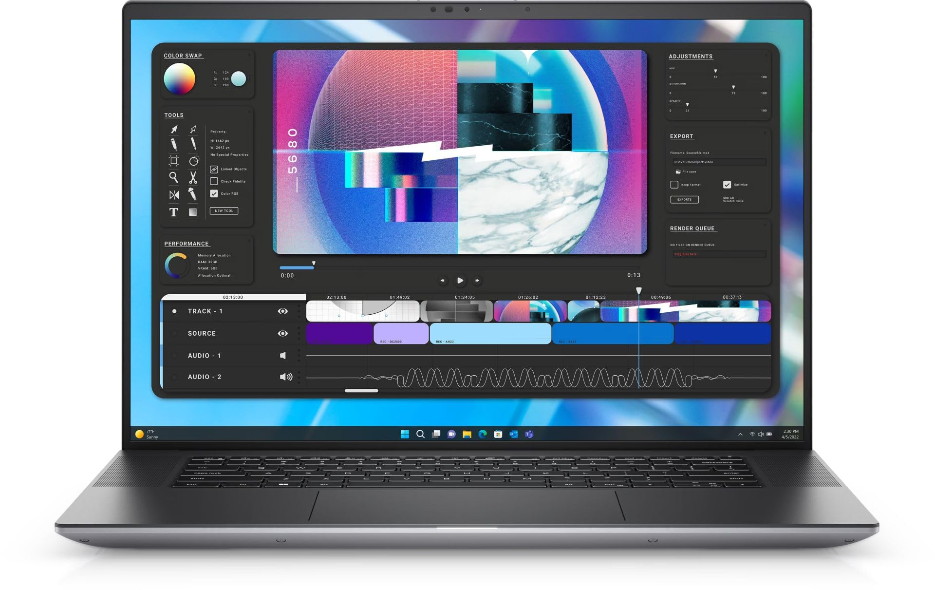 Dell Precision Mobile M5680 i9-13900H 32GB 512GB SSD 16.0"…