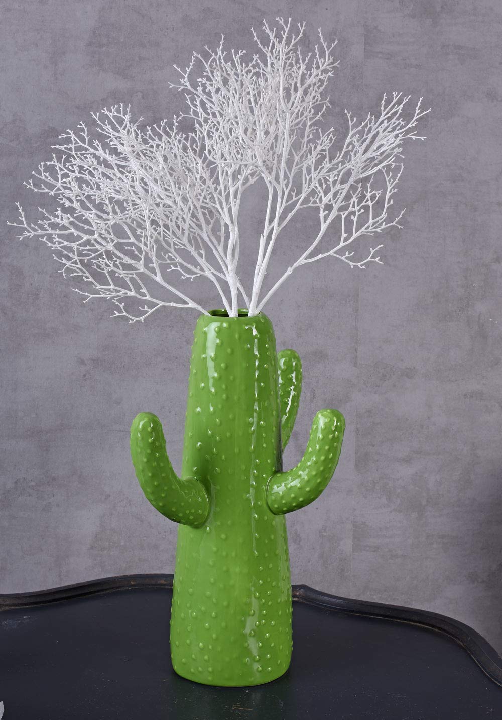 Amazon.de: Kaktus Vase XL Keramikvase Cactus Porzellan Figur Dekovase  Blumenvase Kaktusvas cw171 Palazzo Exklusiv