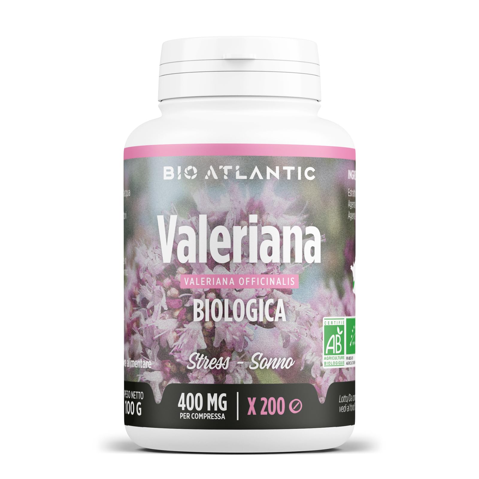Valeriana Biologica 400mg - 200 compresse
