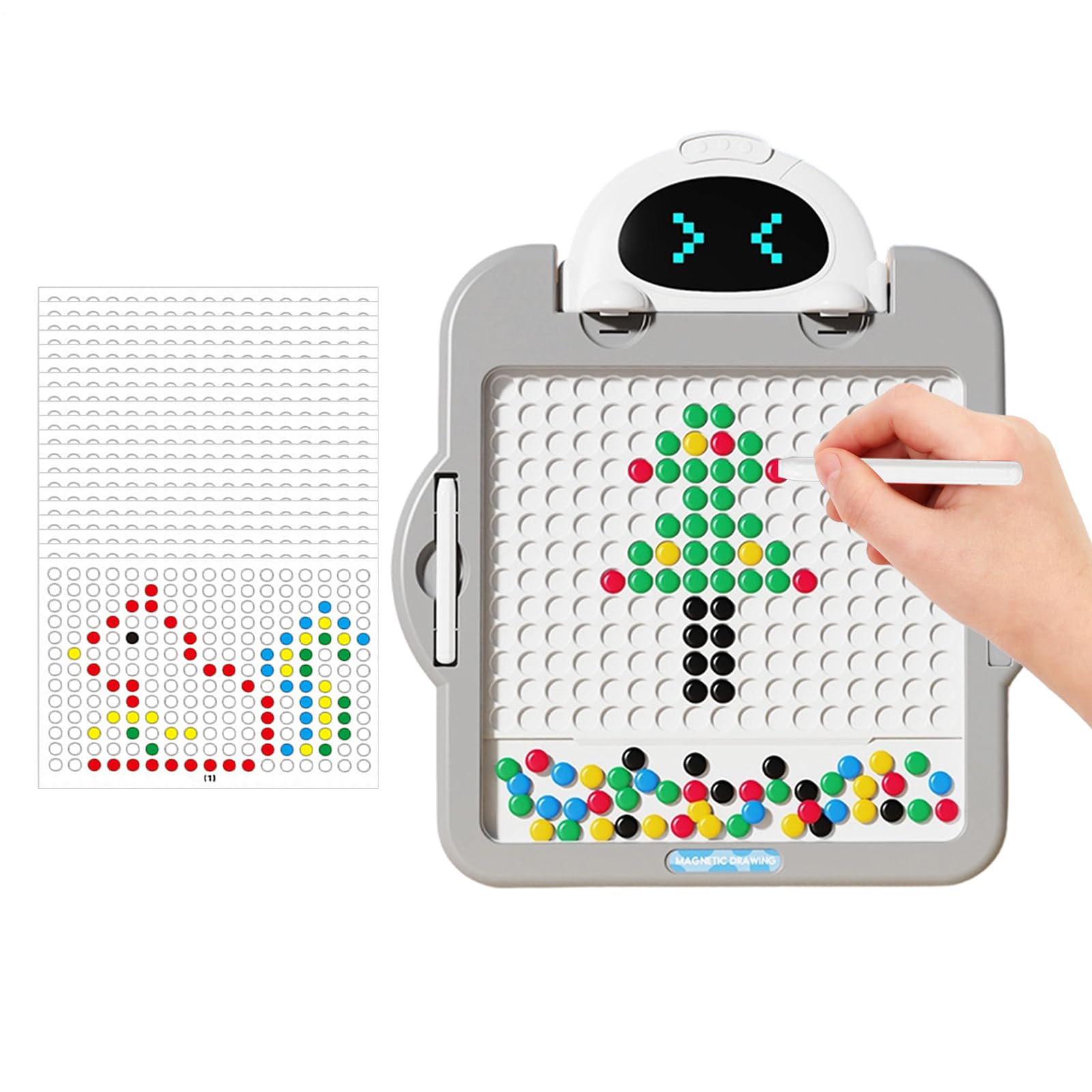 Pizarra Magnética para Niños Tablero de Dibujo con Bolígrafos Magnéticos