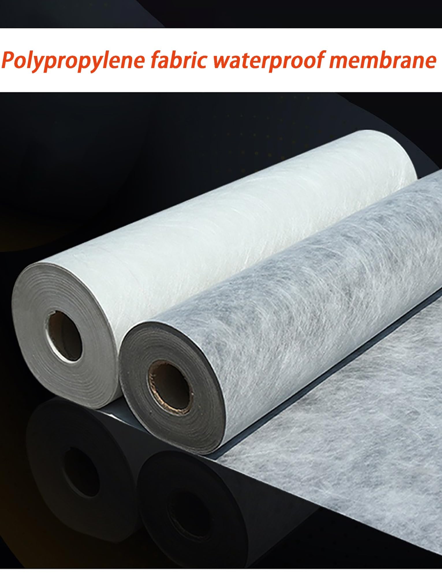 Membrana autoadhesiva impermeable para techo, baño, hormigón, cimientos y suelos, lámina selladora a prueba de fugas