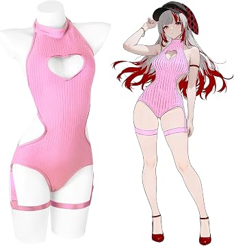 KORURACLUB Cosplay Sexy Bodysuit Women Black Lingerie Backless Corset
