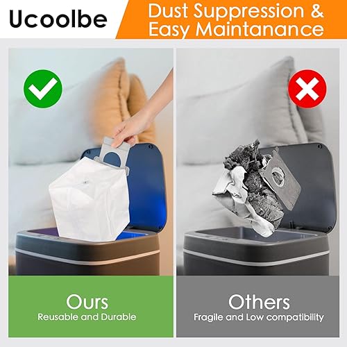 Miniatura 6 de 6 bolsas de vacío de repuesto para iRobot Roomba i7 i7+Plus (7550) i3+i4+i6+ (6550) i8+ (8550) s9+ (9550) compatibles con la serie I & J&S, bolsas