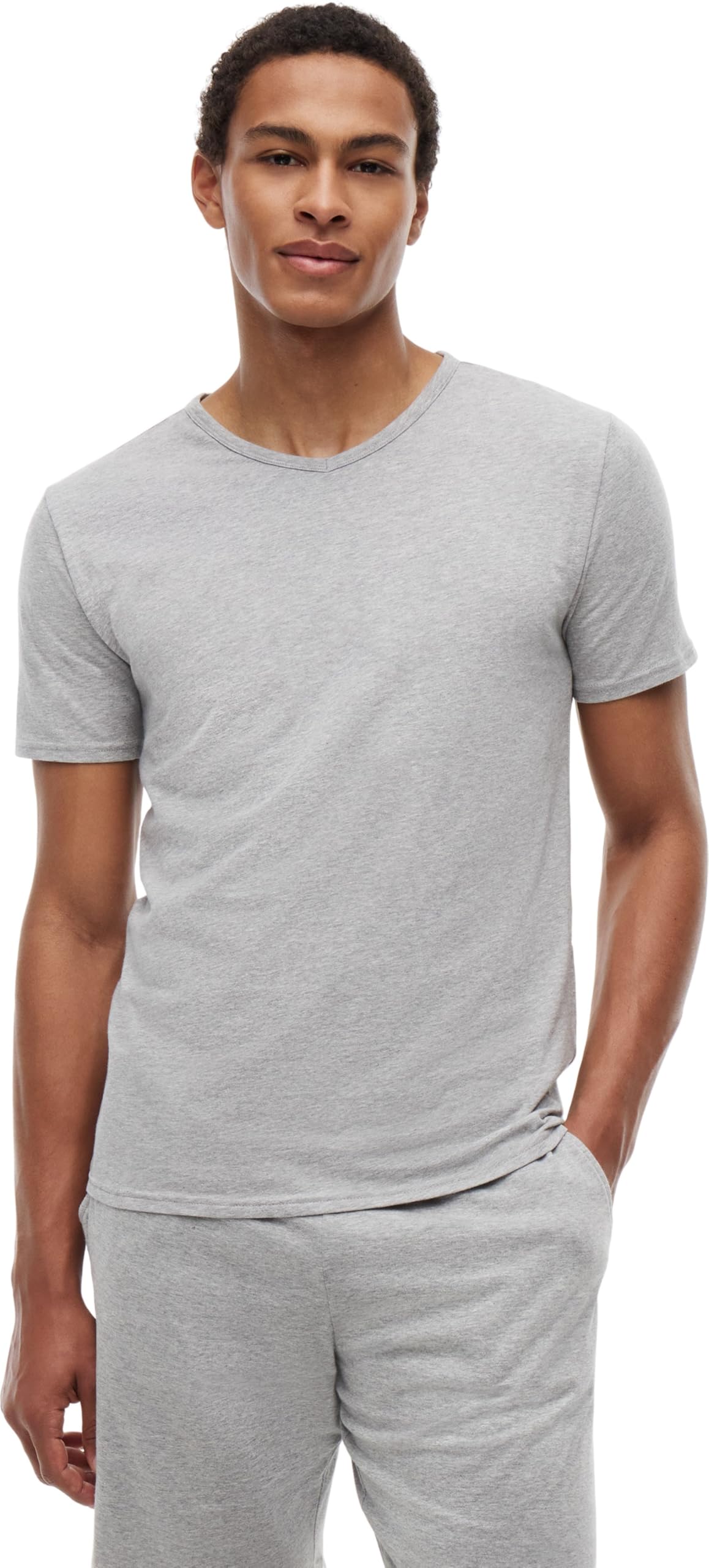 Tommy Hilfiger Koszulka męska S/S, Multi (czarny/biały/szary wrzosowy), XXL