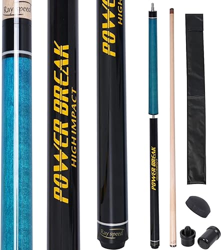 Miniatura 11 de Taco de salto pesado de 23 onzas de salto y rotura de 3 piezas para piscina Negro -,Ámbar,Azul,Marrón,Borgoña,Gris,Rojo