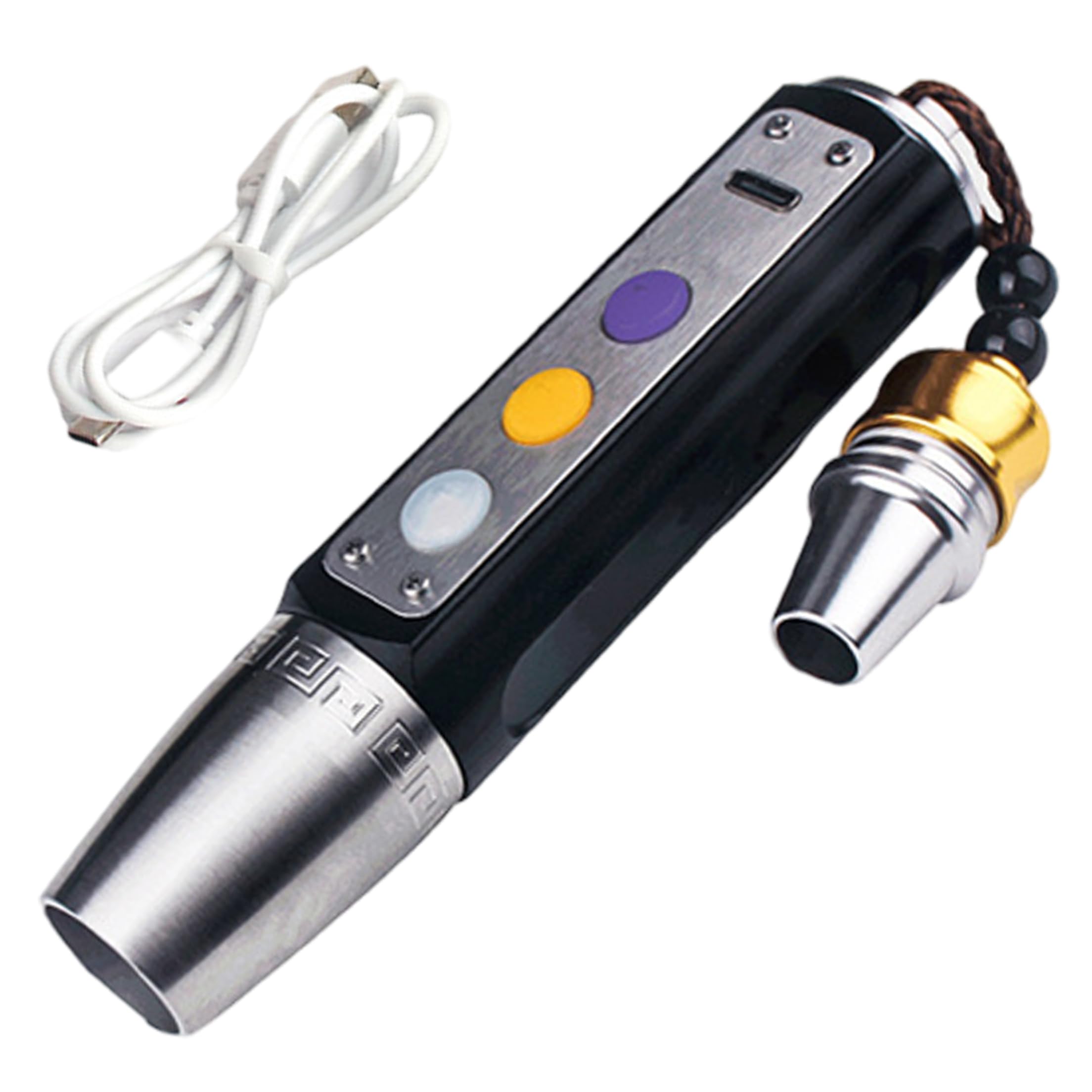 Ultra Violet Flashlights Uv Flashlight Rechargeable 3-in-1 Gemstone Flashlight with Dimmable White/yellow/365nm Uv Light Red