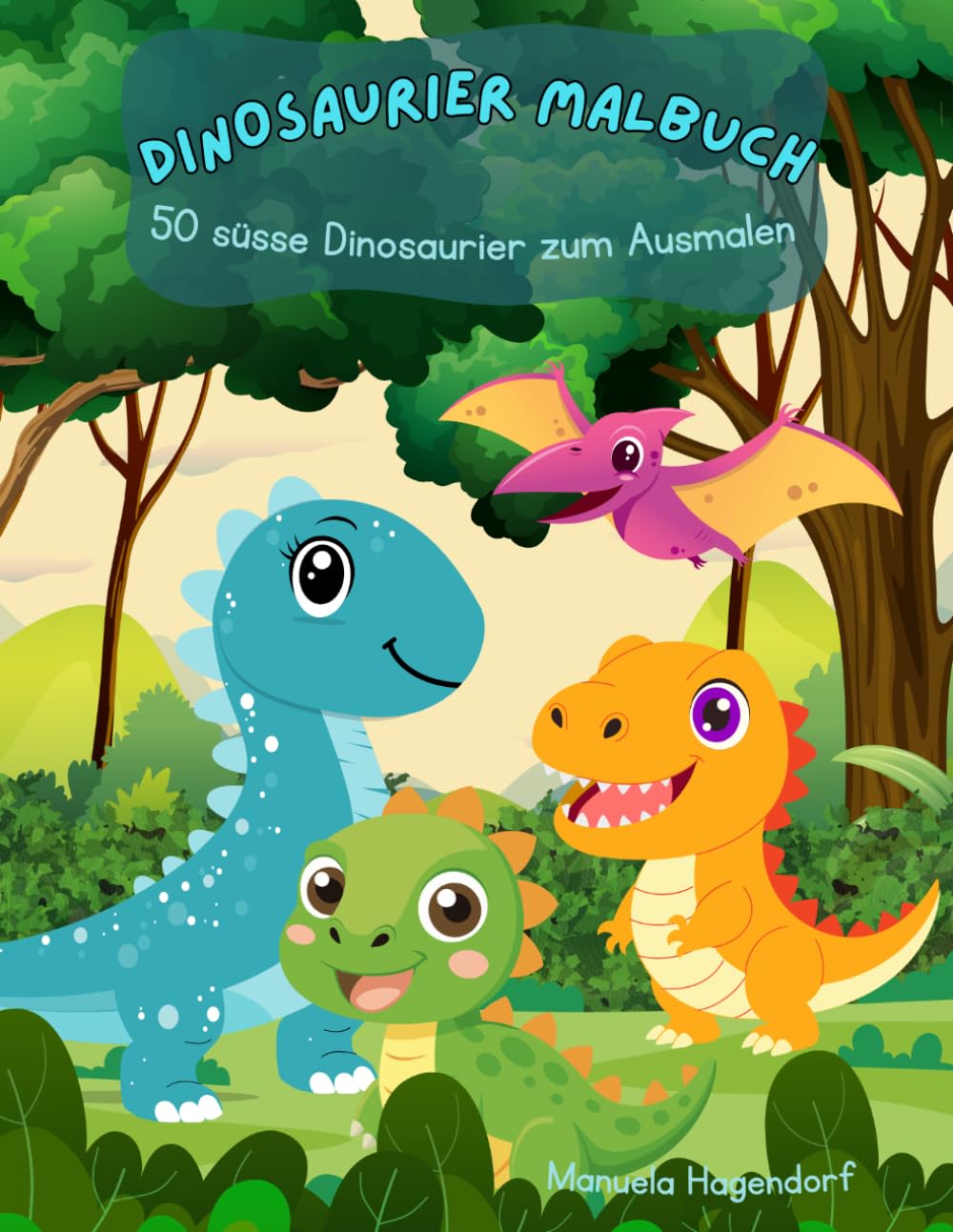 Dinosaurier Malbuch