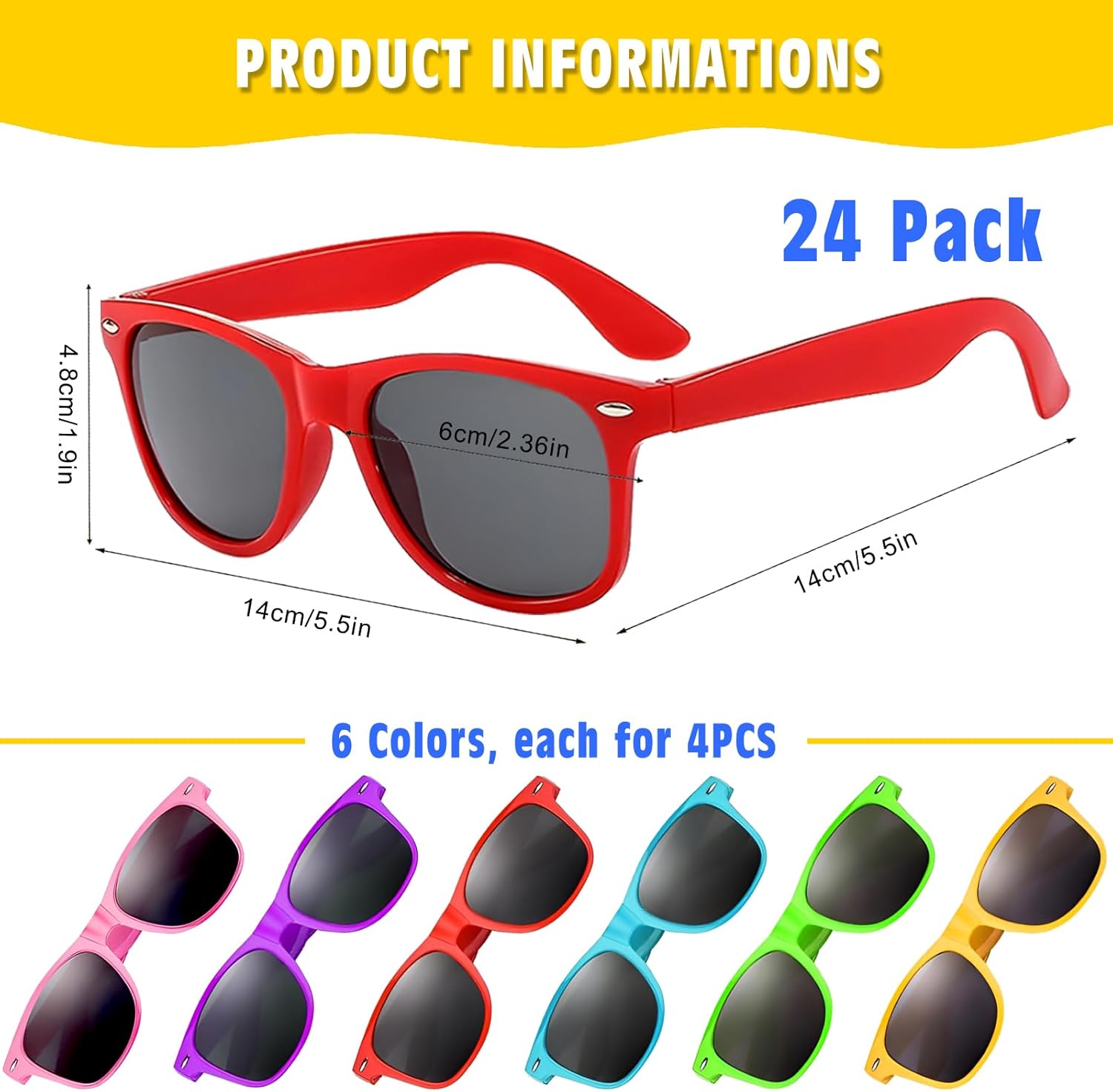 24 Pairs Graduation Gift Sunglasses with Future is So Bright Cards End of the School Year Gifts for Pre K Preschool Students or Classmates Class of 2026 Photo Props Graduation Party Favor