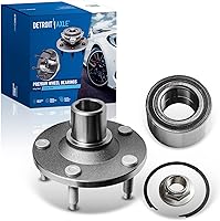Vista 137 de Detroit Axle - Buje de rodamiento de rueda delantera 4WD para Ford F-150 2000-2003 [ABS de 4 ruedas], reemplazo 2001 2002 F-150