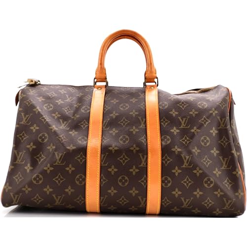 Louis Vuitton, Pre-Loved Keepall Bag Monogram Canvas 45, Brown