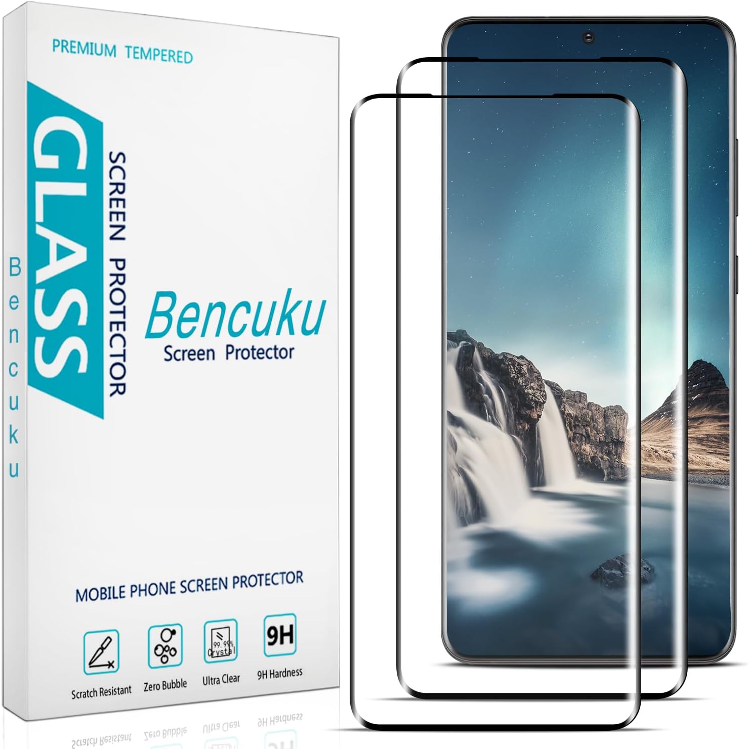 HPTech [2-Pack] Screen Protector for Samsung Galaxy S20 Ultra