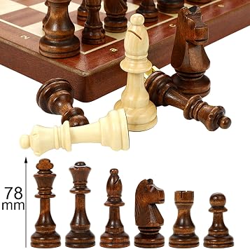 Foldable Chess Tray with Failed Chess Tray Gift Wooden Folding Folder Chess Failure Game