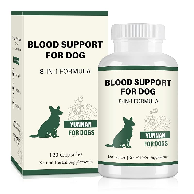 Suplemento fitoterápico para cães com Yunnan Sanqi em cápsulas edoia