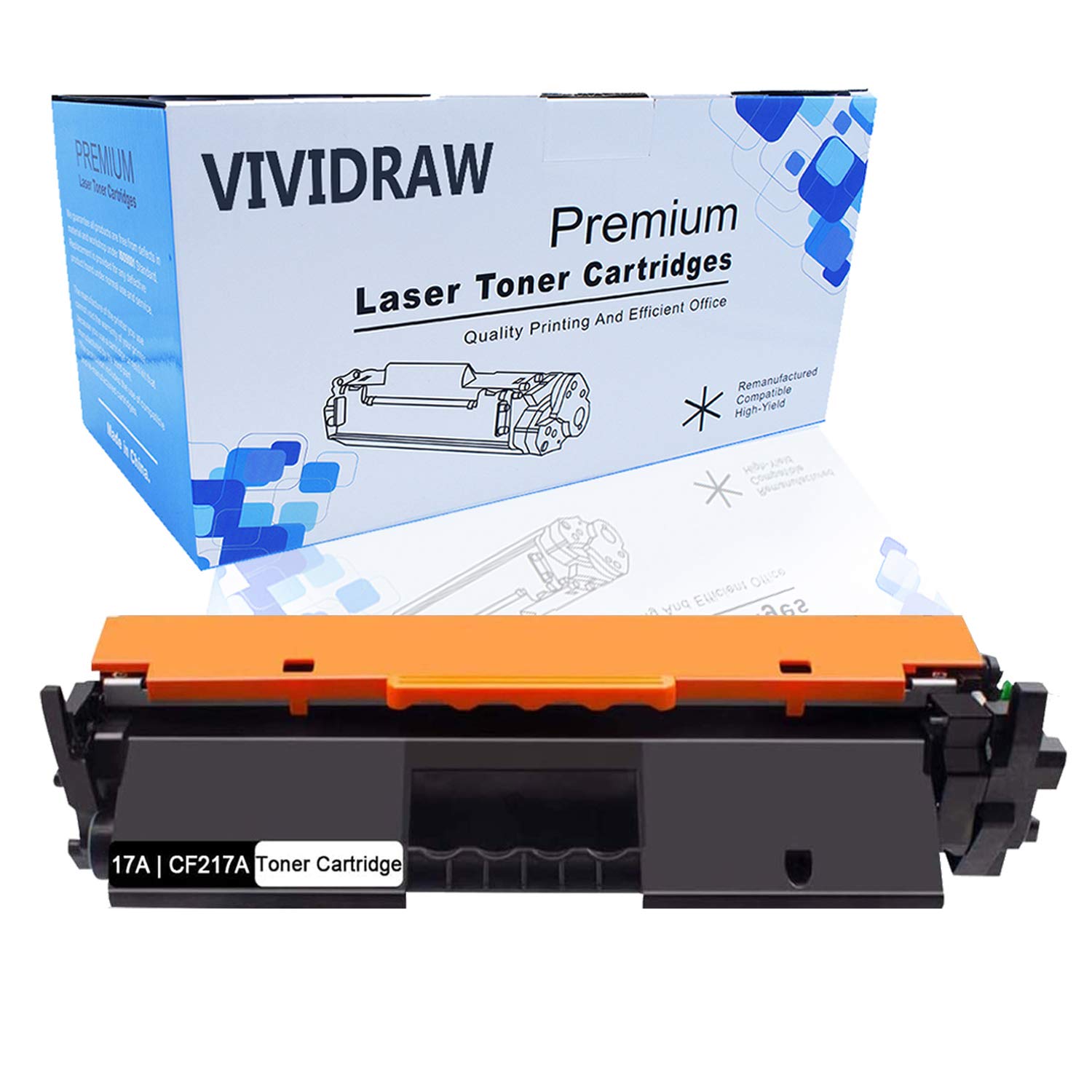 compatible toner cartridge replacement for HP 17A CF217A toner, can be used with Laserjet Pro MFP M130fw M130nw M130fn M130a Laserjet Pro M102w M102a printer