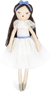 MON AMI Clara The Ballerina 15-Inch Plush Doll for Girls | Soft Ballet Stuffed Doll | Graceful Dance Companion | Nursery & Bedroom Decor | Birthday and Holiday Present
