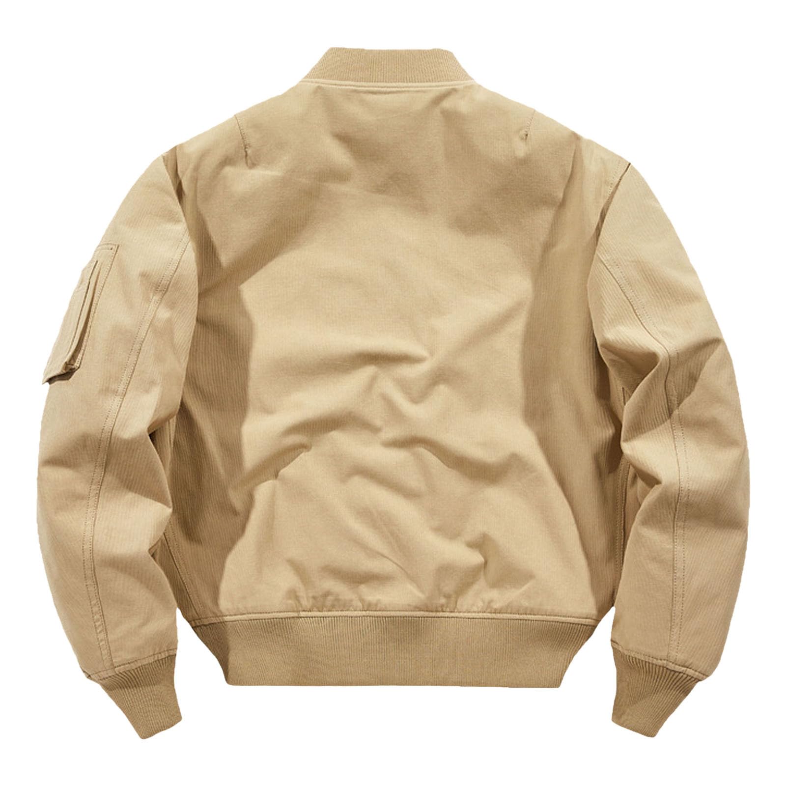 Giacca Primaverile Uomo Elegante, Giacca Bomber da Uomo, Estive Casual Leggero Giacche Bomber Militare Full Zip Sport Baseball Giacca a Vento Giubbotto Estivo Giacca da Uomo Comodo Varsity Giubbotto
