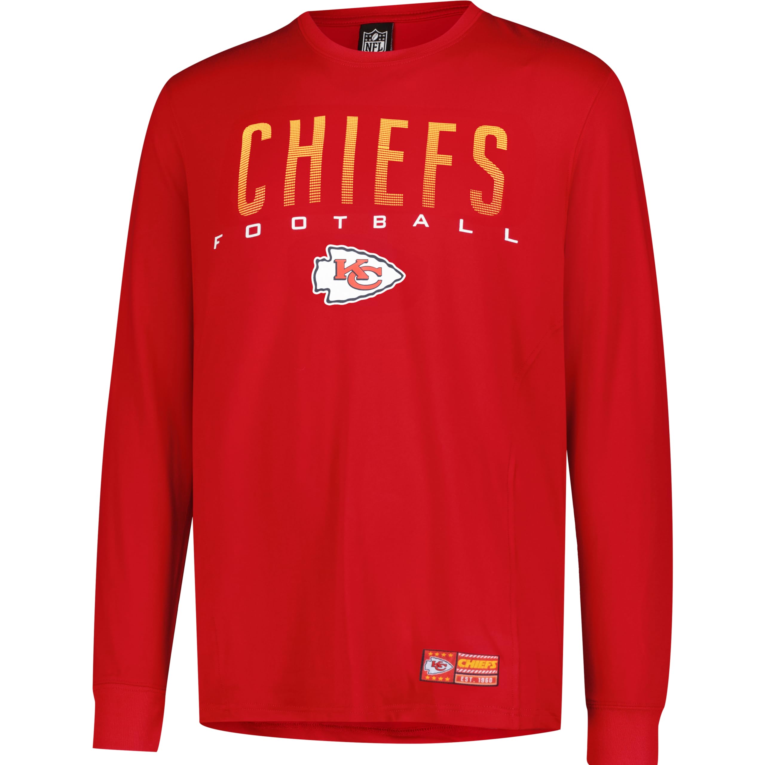 Ultra Game Men's NFL Official Game Day Long Sleeve T-Shirt