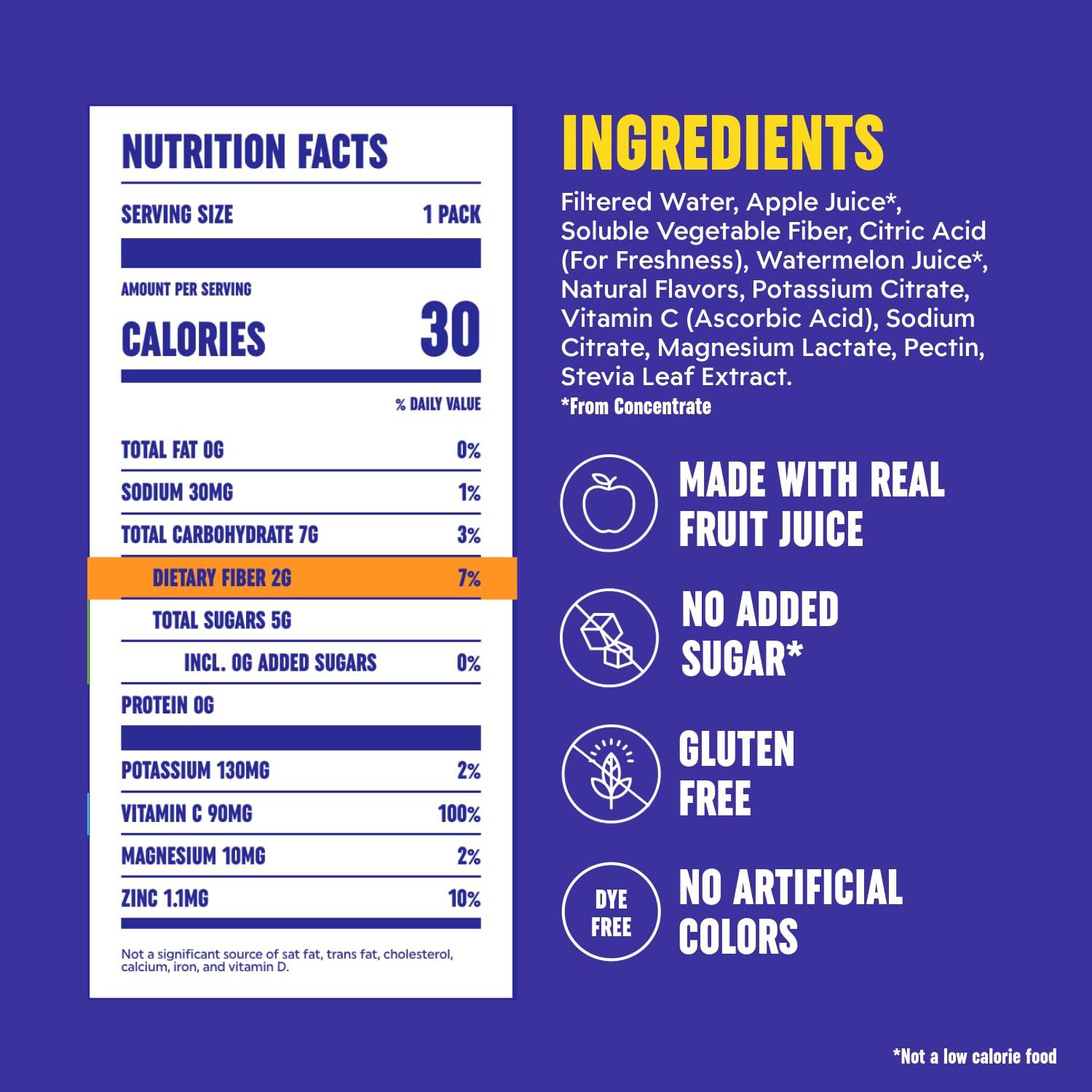 PLEZi Fruit Juice Boxes For Kids, Tropical Fruit Punch – Low Sugar Drinks with Dietary Fiber, Healthy Vitamin C, and Potassium Electrolytes – 6.75 Fl Oz (Pack of 32)