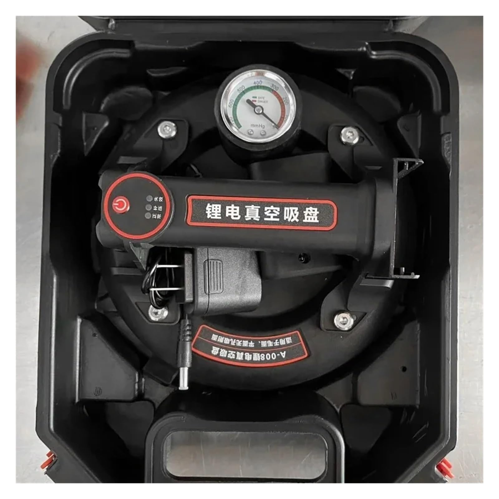 Ventosa para vidrio, Ventosa de vacío eléctrica de doble capa con capacidad de carga de 200 kg, elevador de vacío de alta resistencia for baldosas de granito y vidrio, ventosa industrial Para azulejos