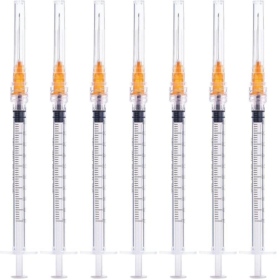 １mlせんよう 1cc Syringe 1ml 25 Gauge 1 Inch Needle Disposable Lab