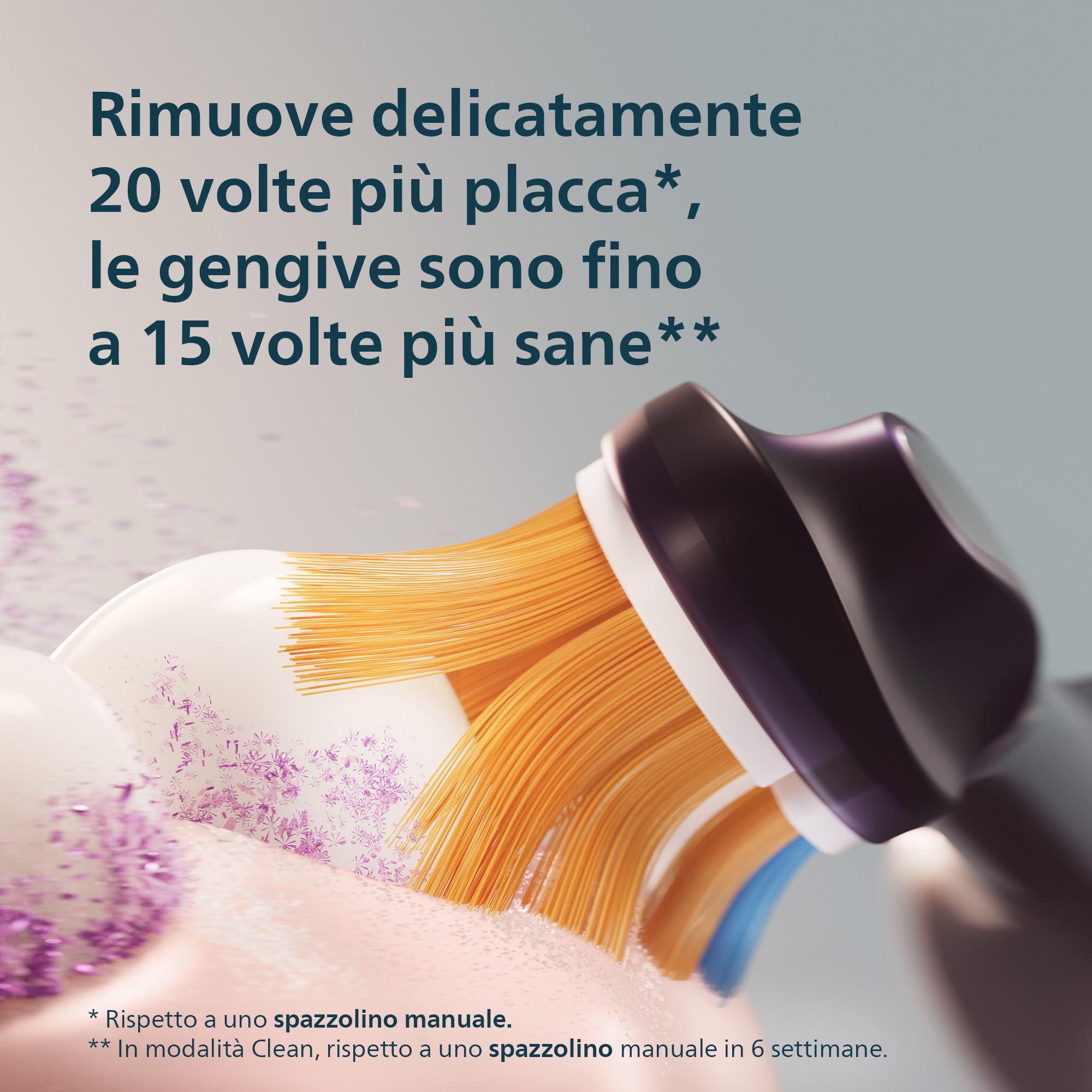 Philips Sonicare Next-Generation DiamondClean 8500 Spazzolino elettrico - con Feedback di pressione, 18 impostazioni, nero, HX8514/12