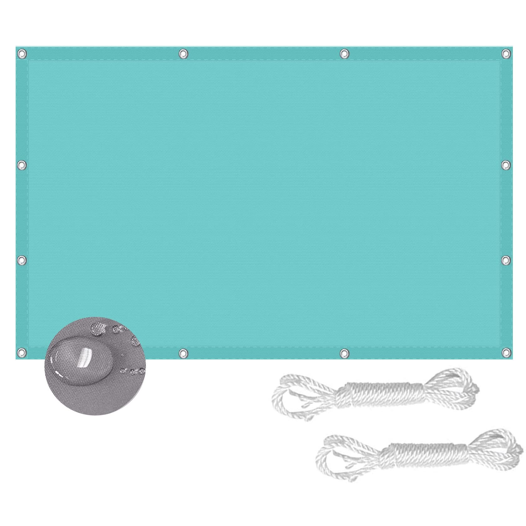Toile ombrage imperméable 5x8m anti UV pour ne plus subir la pluie