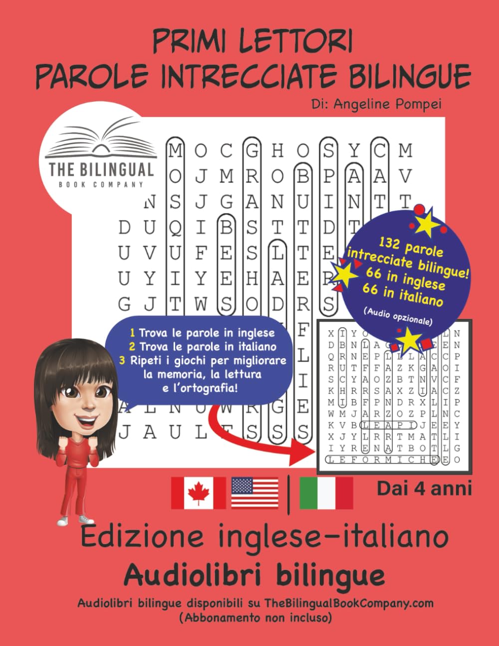 Primi lettori parole intrecciate bilingue: Edizione inglese–italiano Audiolibro bilingue