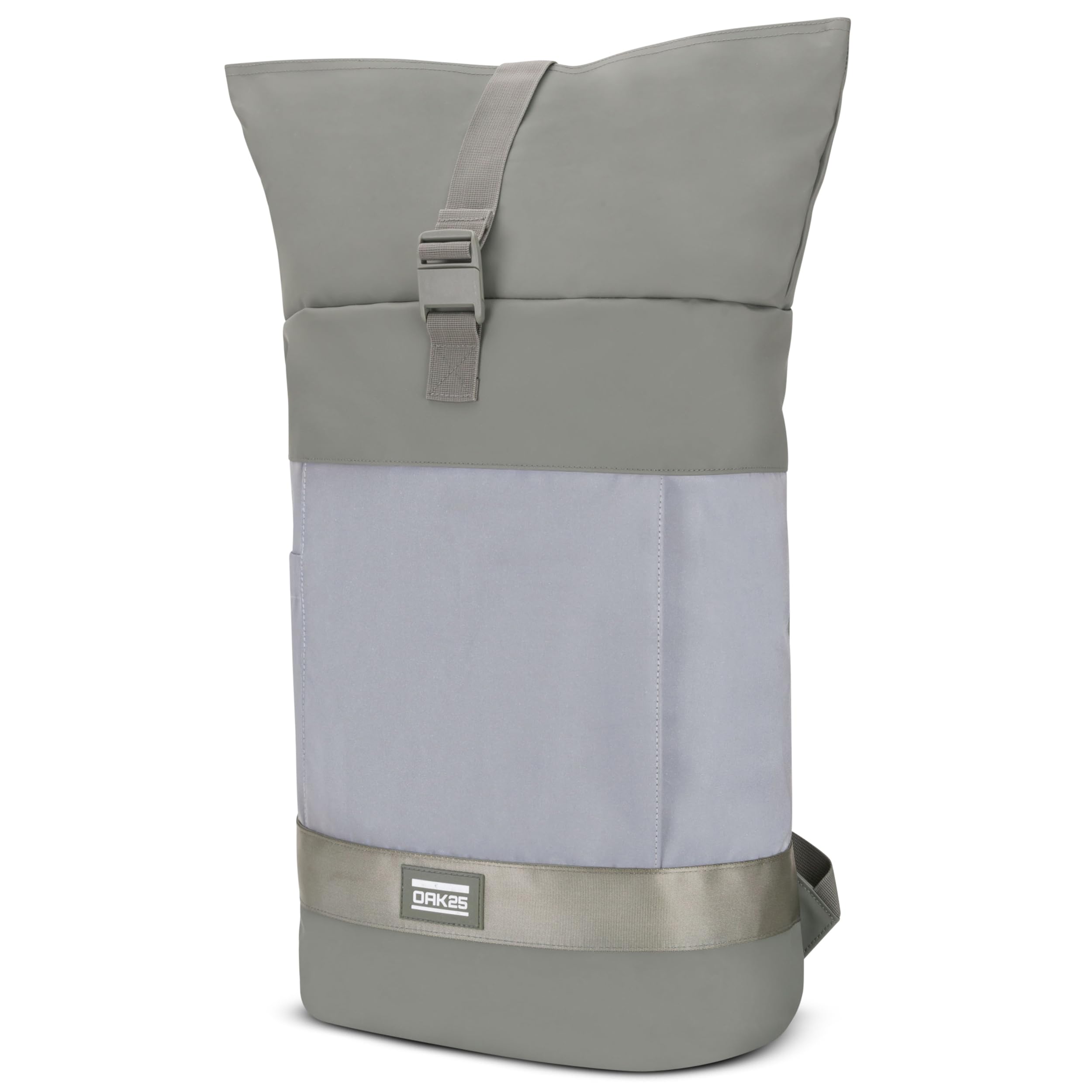 OAK25 Rolltop plecak damski i męski – Commute L – odblaskowy plecak rowerowy – wysoka widoczność i bezpieczeństwo – plecak rowerowy z kieszenią na laptopa – odporny na działanie wody