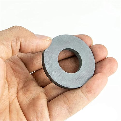 Miniatura 4 de Imanes de anillo de cerámica de grado 8, diámetro exterior 1.772 in x ID 0.866 in x 0.315 in (paquete de 6)