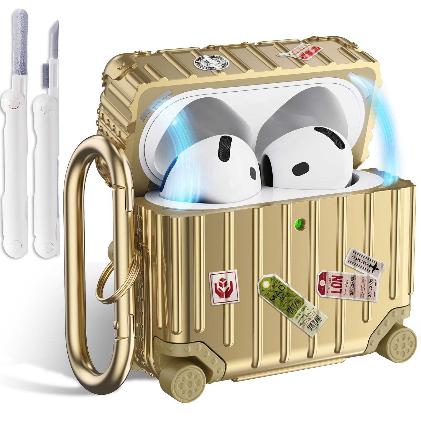 Amazon | V-MORO for AirPods 4ケース 2024 AirPods 第4世代専用
