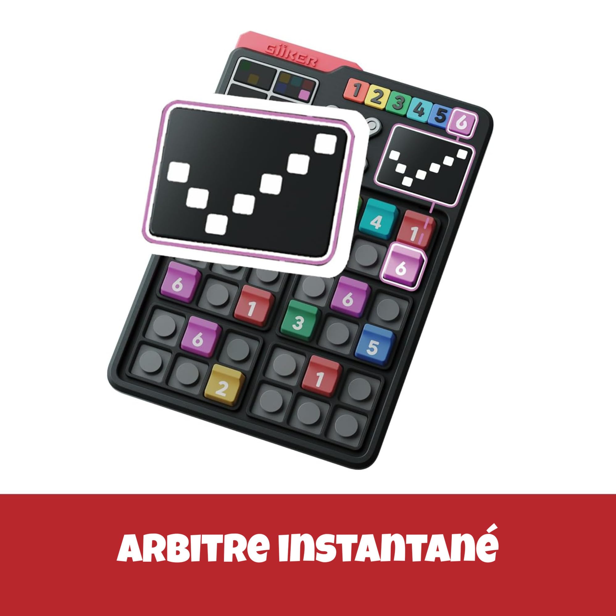 Jeux de Puzzle intelligents Sudoku GiiKER, Sudoku Original de 2 500 défis pour Enfants, Casse-tête pour Enfants, Jeux de Voyage, Cadeaux d'anniversaire pour garçons et Filles