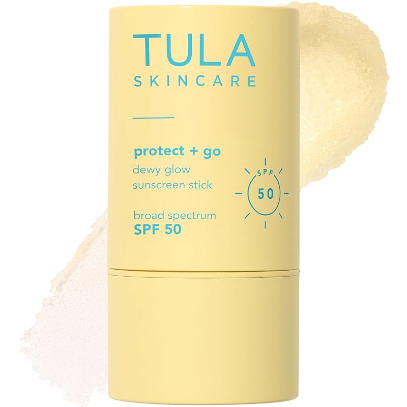 Protetor solar facial em bastão TULA Protect + Go SPF 30, 14 g