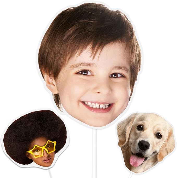 Head Cutouts on a Stick Fun Face Cutout Custom Photo Head
