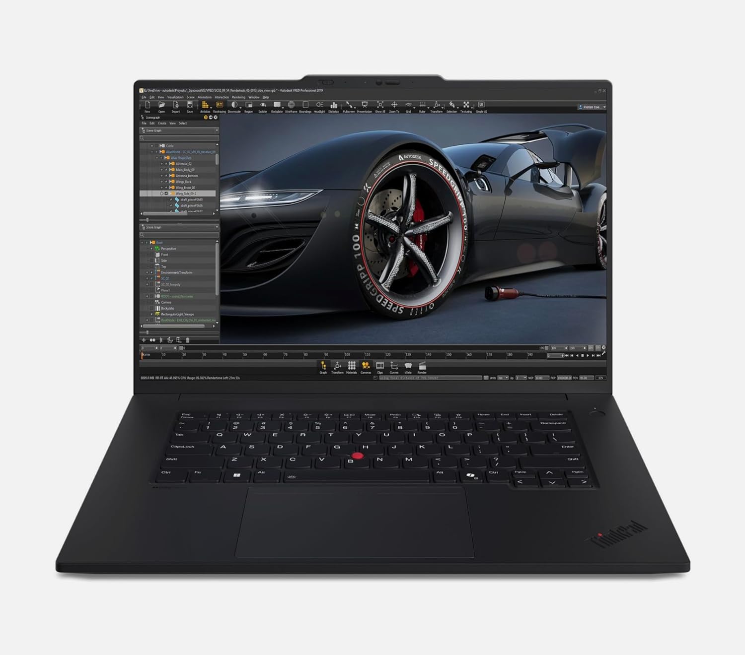 Lenovo ThinkPad P1 Gen 7 Workstation Laptop – Intel Ultra 7 165H, NVIDIA RTX 300…