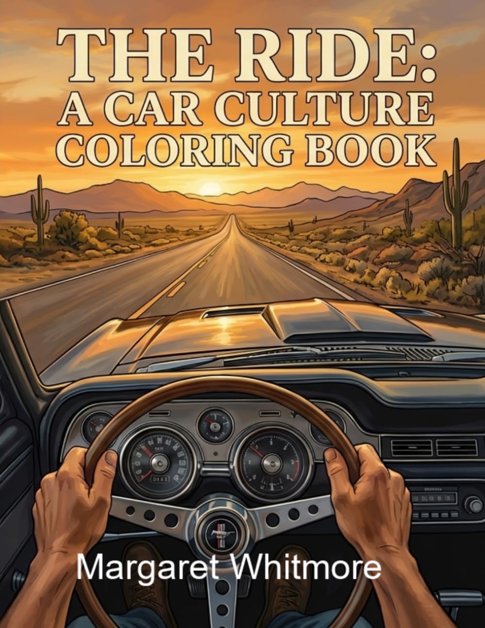 The Ride: A Car Culture Coloring Book for Seniors with Dementia: Therapeutic Activity Book with Classic Cars, and 1960s-1970s Cruising Scenes for Alzheimer's and Memory Care