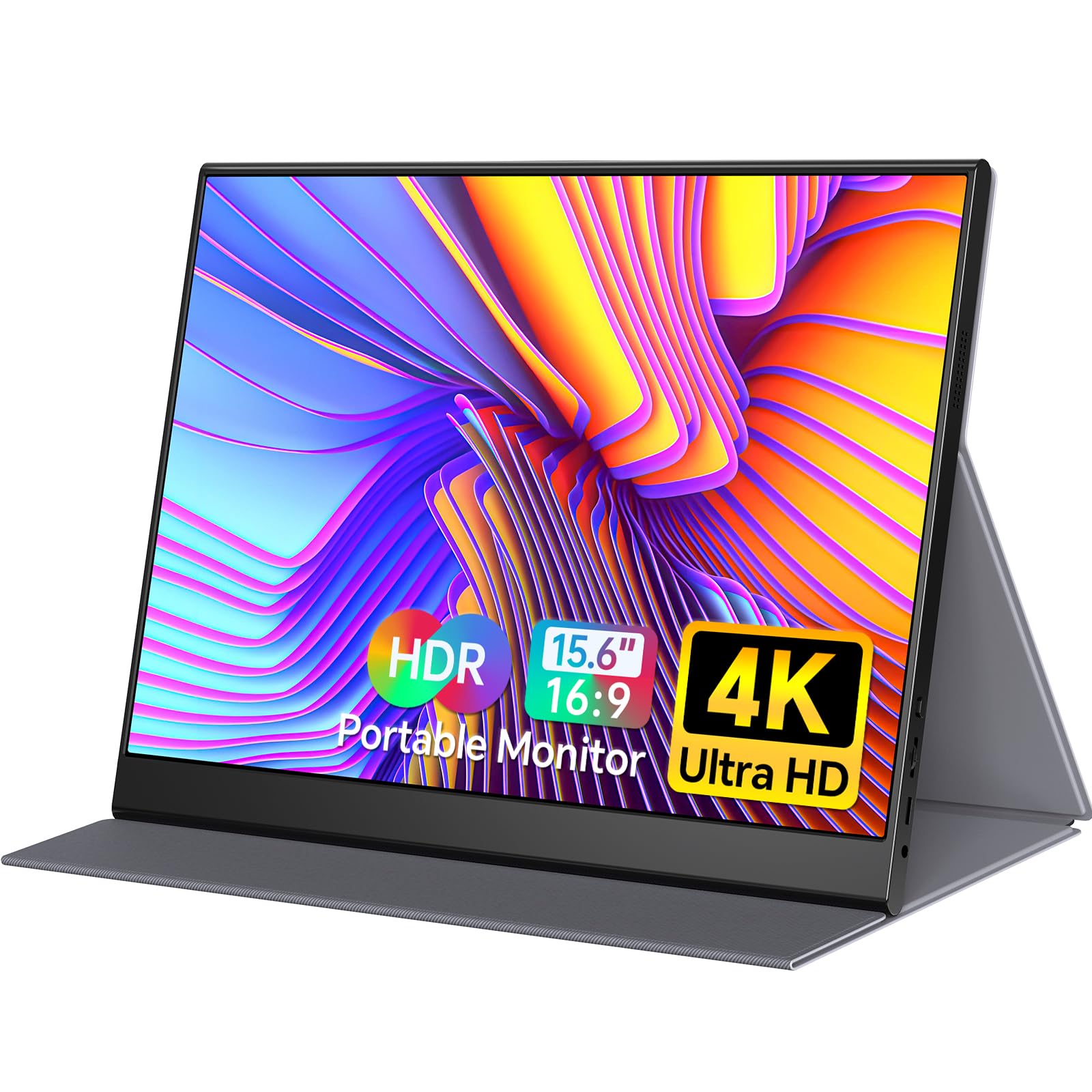 Portable Monitor ポータブルモニター4K 15inch Amazon.com: WGK True 4K Portable Monitor - 15.6inch UHD 3840
