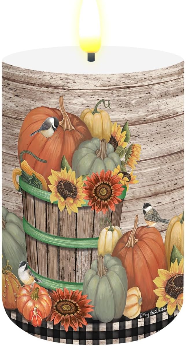 Briarwood Lane Autumn Arrangement Flameless Candle