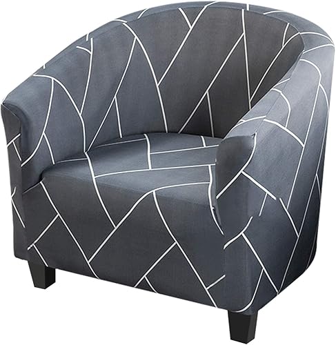 HOTNIU Funda para silla de club, fundas para sillas de bañera para sillones, funda de sillón de alta elasticidad, protector de muebles para sala de