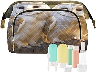 Kigai Barn Owls Makeup Bag Cosmetic Bag for W...