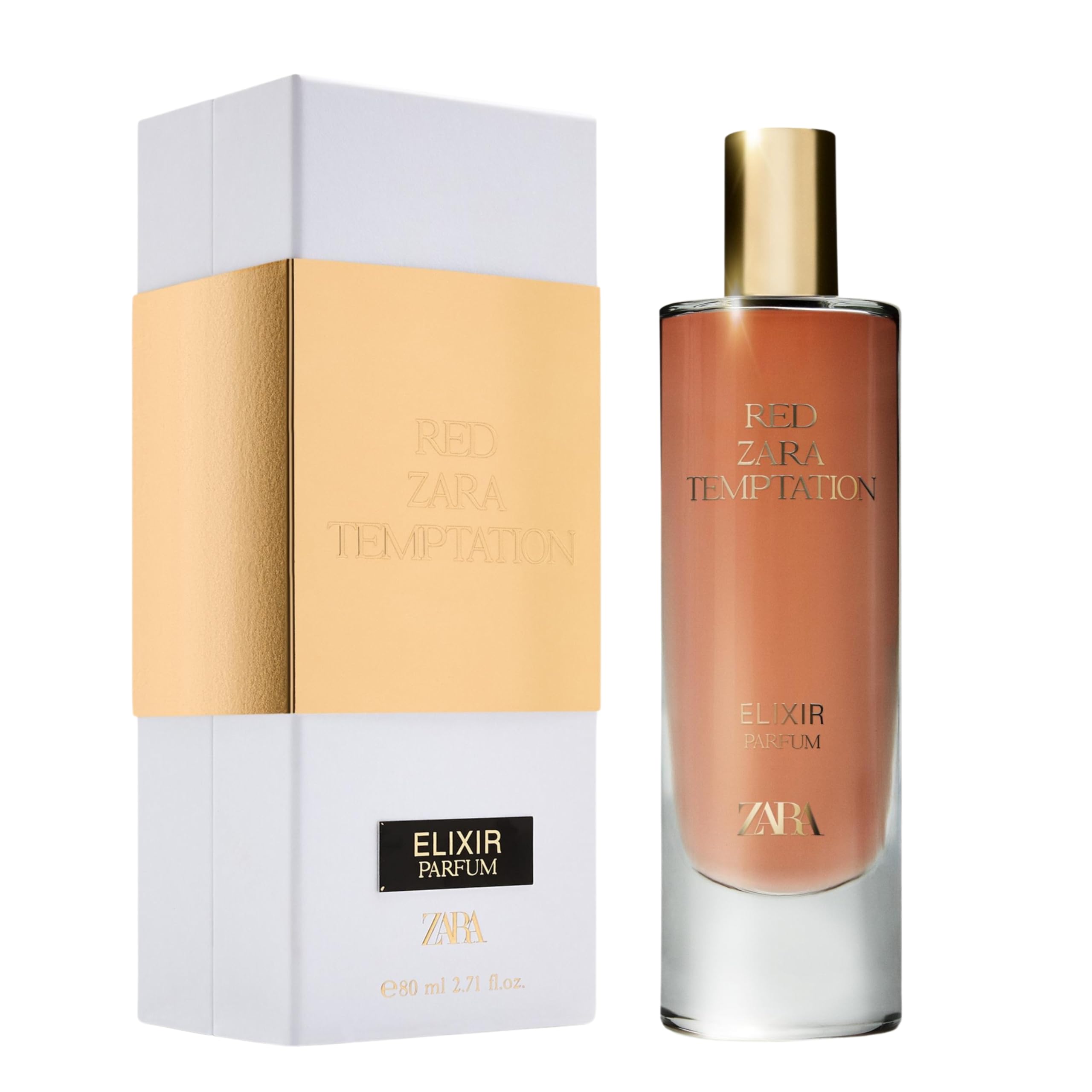 Red Temptation Elixir Parfüm 80 ml | Intensiver Damenduft mit Safran, Bitterorange & Jasmin | Orientalisch-blumiges Eau de Parfum für elegante Frauen mit Stil | Sinnlich & langanhaltend Parfum