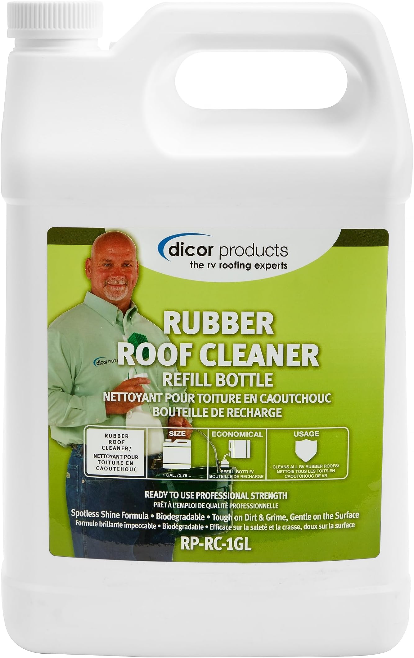 Dicor Corporation RP-RC-1GL Rubber Roof Cleaner Gallon