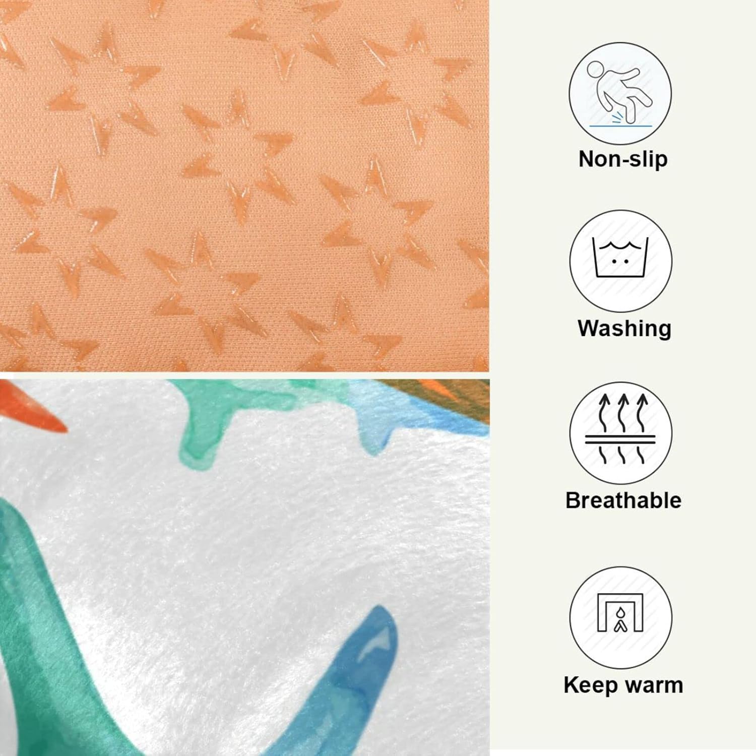 review Starfish Dog Bed Cat Bed Soft Washable Pet Crate Mat Non Slip Comfortable Puppy Kennel Bed for Medium Large Small Dogs Cats, 24 x 36 Inch