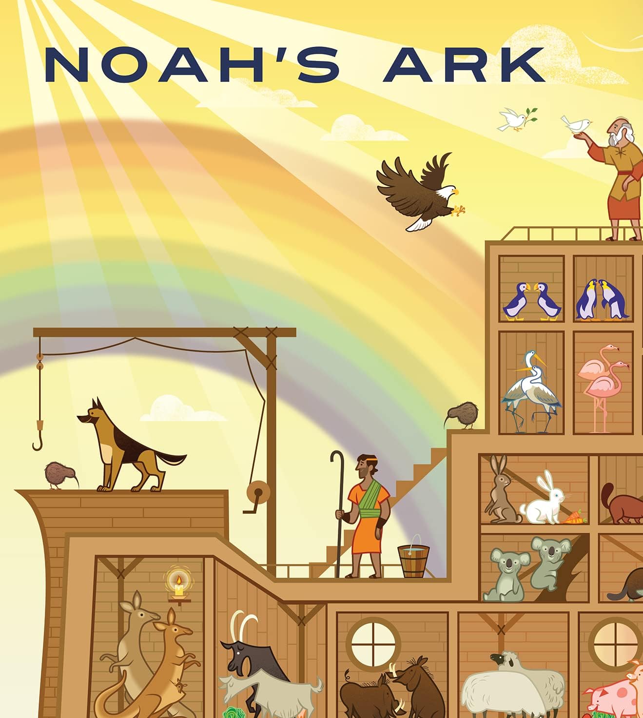Blue Lobster 1000 Piece Puzzle (Noah's Ark)