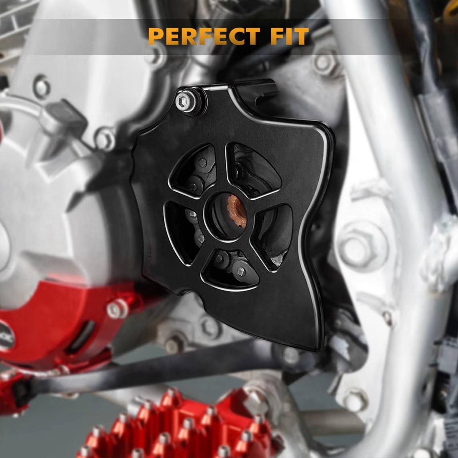Protector cadena cubierta piñón delantero motocicleta Para XR650L