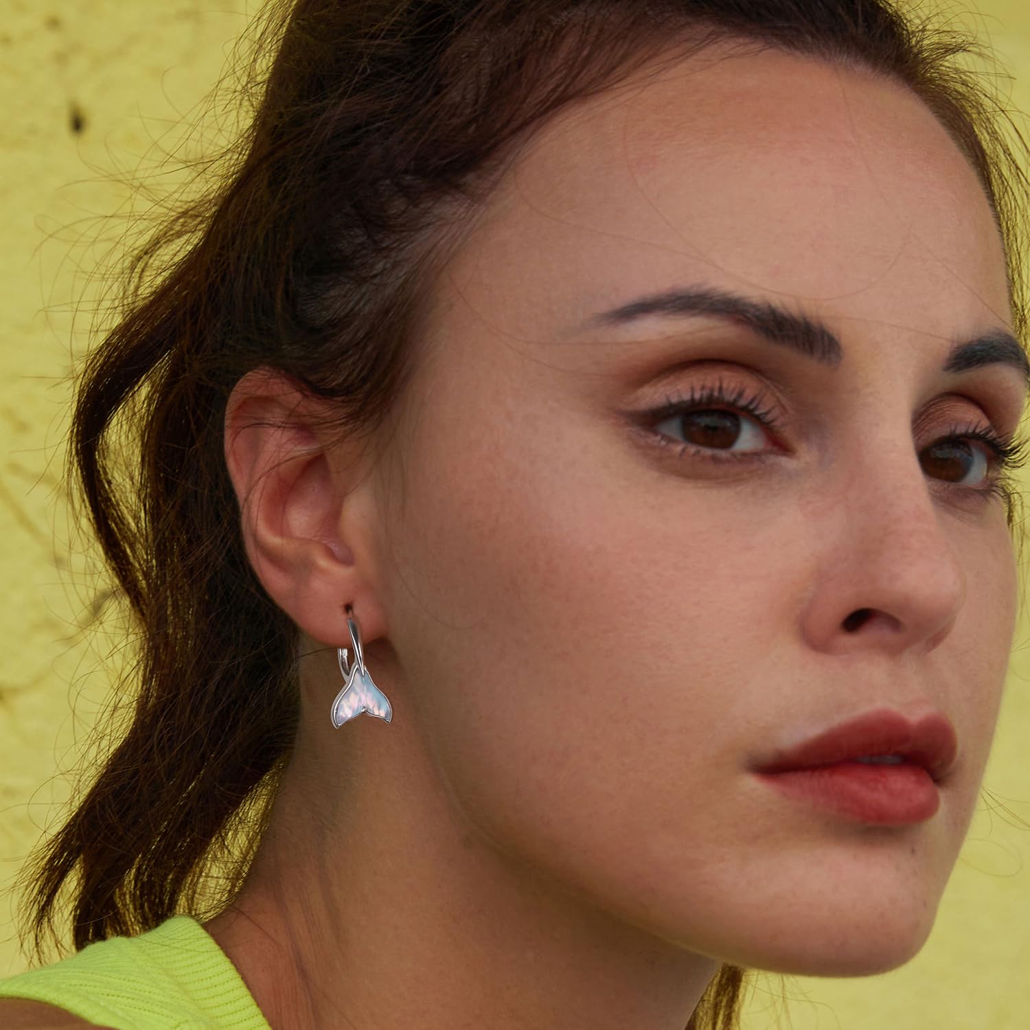 S925 Sterling Silver Mały uroczy chrząstki Tender Shoot Spersonalizowany kolczyk do piercingu