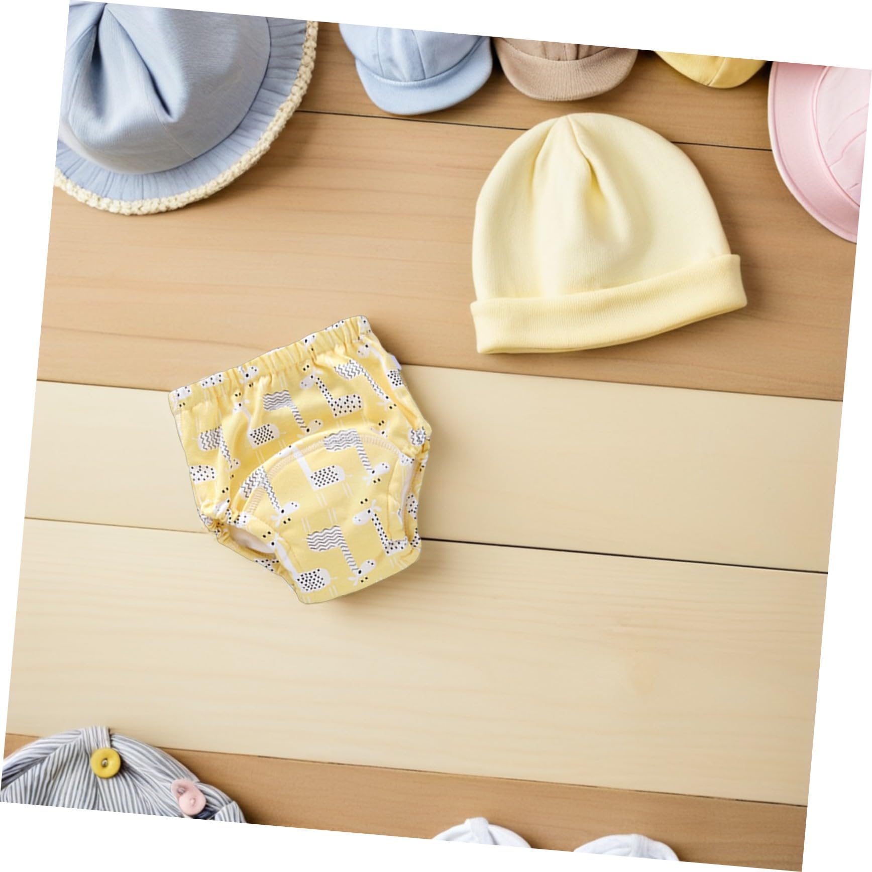 BESTonZON 6 Stück-pack Wiederverwendbare Baumwoll Trainingshosen für Babys Waschbar Passform für Töpfchentraining 8-12kg